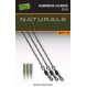 Fox Montáž Naturals Submerged Leaders 75 cm 3 ks 30lb x 3