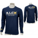 Tričko Illex Long Sleeved Navy Blue L