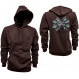 Mikina Chief Brown Hoody M