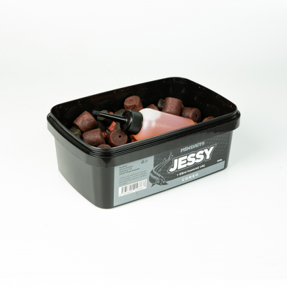 Mikbaits Jessy 500g combo - Jessy peletový mix + 60ml lososový olej