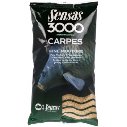 Sensas Krmení 3000 Carpes Fine Mouture Kapr Jemný 1kg