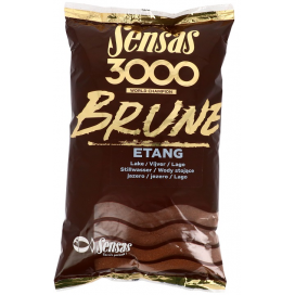 Sensas Krmení 3000 Brune Etang Jezero Hnědá 1kg