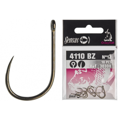 Crazy Bait 4110 Barbless Eyed 12 (10ks)