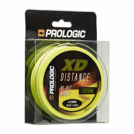 Prologic Vlasec XD Distance Mono Hi Viz Yellow 1000 m 25mm 4,8kg