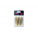 Fox Rage Ultra UV Slick Shad Single Colour Packs Slick Shad Ultra UV 13cm  / 5" Lemontiger x 4