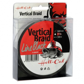 Hell-Cat Splétaná šňůra Braid Line Vertical Red|0.37mm, 33kg, 150m