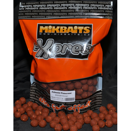 Mikbaits  big pack - Trvanlivé boilie 20kg eXpress Česnek 18mm