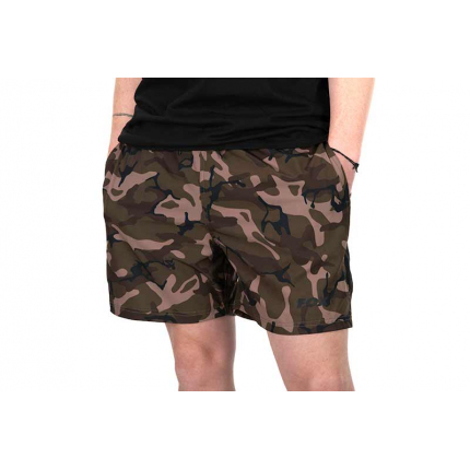 Fox Koupací Kraťasy Black Camo LW Swim Shorts