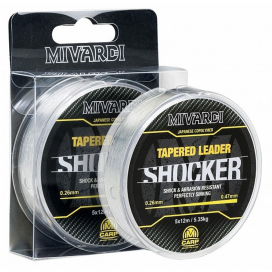 Mivardi Shocker Tapered Leader 0.30-0.47 mm 5x12 m