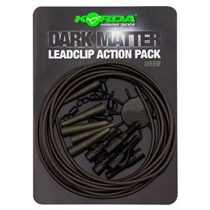 Korda Montáže Lead Clip Action Pack Weed 3ks