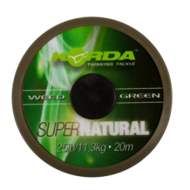 Korda - Šňůra Super Natural 25lb 20m Weedy Green