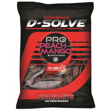 Starbaits Rozpustné Boilie D-Solve Boilies Pro Peach Mango 2,5 kg 20 mm