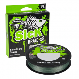 Berkley Šňůra  SicK Braid x8 Moss Green 150m