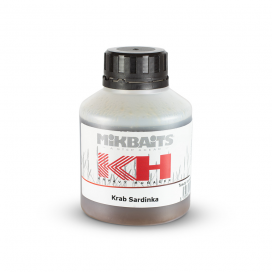 Mikbaits Krvavý Huňáček booster 250ml - Krab Sardinka