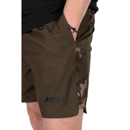 Fox Koupací Kraťasy Khaki Camo LW Swim Shorts