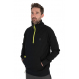 1/4 Zip Sweat Black/Lime (Black Edition) - XXXL