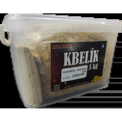 Český Partikl Vařená kukuřice 5kg kbelík + dárek