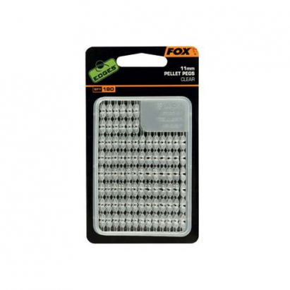 Fox Edges pellet pegs zarážky na pelety 21mm clear