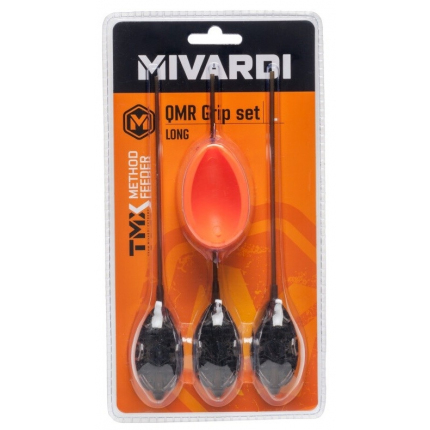 Mivardi Method Feeder Set QMR Grip L Long 30 g + 40 g + 50 g + Formička