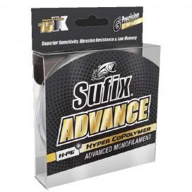 Sufix ADVANCE 150 m 0,18 mm 3,4 kg výrazná žlutá