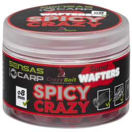 Sensas Wafters Super Spicy Crazy Koření 8mm 80g