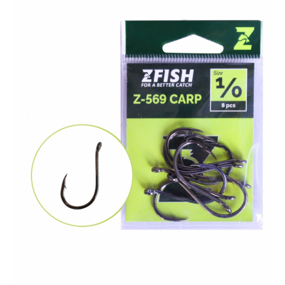 Zfish Háčky Carp Hooks Z-569