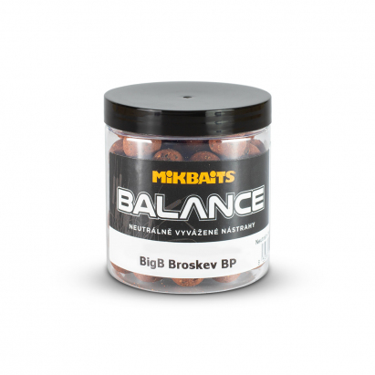 Mikbaits BiG balance 250ml - BigB Broskev Black pepper 20mm