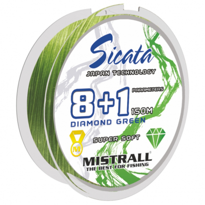 Mistrall šňůra Sicata JGS X8+1 0,16mm 150m