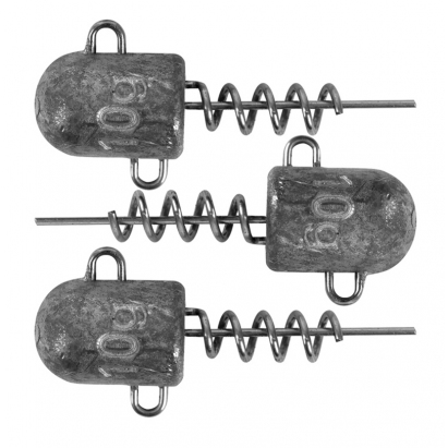 Fox Rage Corkscrew Bullet Jig Heads (3 Pack)