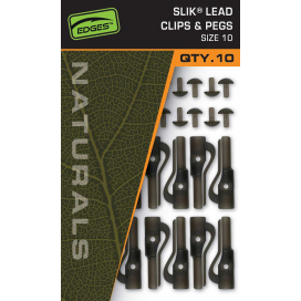 Fox Závěsky Edges Naturals Slik Lead Clip& Pegs Size 10