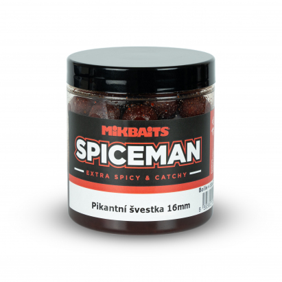 Mikbaits Spiceman Boilie v Dipu 250ml Pikantní švestka 