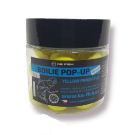 KS Fish Boilie Pop-up 18mm yellow pineapple