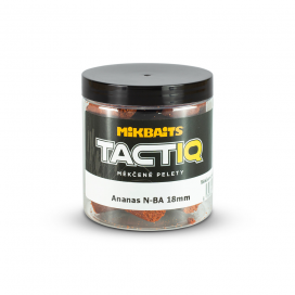 Mikbaits TactiQ měkčené pelety 250ml - Ananas N-BA 18mm