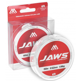 Mikado Vlasec Jaws Super Soft 0.212mm/4.85kg/150m Průhledný 1 Ks