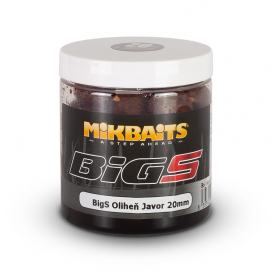 Mikbaits BiG boilie v dipu 250ml - BigS Oliheň Javor 24mm