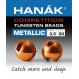 Hanák tungstenové hlavičky Metallic oranžová 20ks 3mm