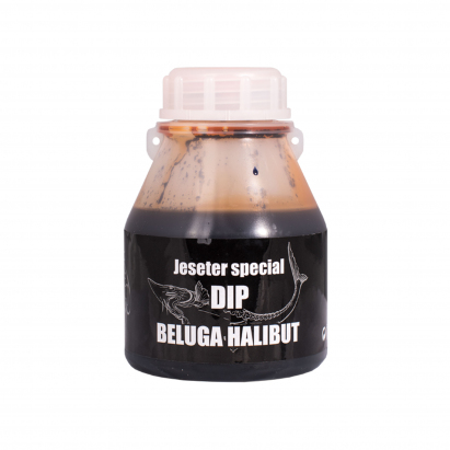 LK Baits Jeseter Special Dip Beluga Halibut 200ml