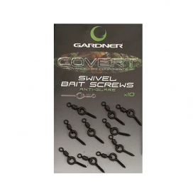 Gardner Kolíček s obratlíkem Covert Swivel Bait Screws Anti Glare 10ks|Long (11mm)