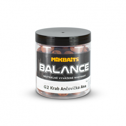 Mikbaits Gangster balance 250ml - G2 Krab Ančovička Asa 24mm