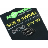 Korda Obratlík Swivels 8