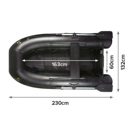 Carp Spirit nafukovací člun  Black Boat ONE 230