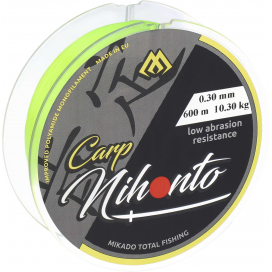 Mikado Vlasec Nihonto Carp 0.23mm/6.00kg/600m Fluo/žlutá 1 Cívka