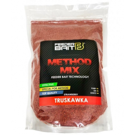 Feeder Bait Methodmix Strawberry 800g Jahoda