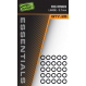 Fox Kroužky Edges Essentials Rig Rings 25 ks 3.7mm Large x 25