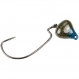 Strike King MD Jointed Structure Jig Head Black/Blue - 10.6g