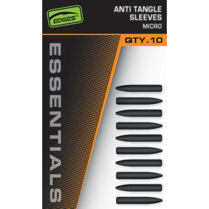 Fox Převleky Edges Essentials Tungsten Anti Tangle Sleeve 10 ks