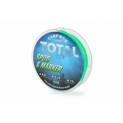 Carp´R´Us Total Spod/Marker Braid Fluo green 300m, 0,19mm, 6,8kg/15lb