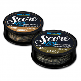 Kryston olověné šňůrky - Score Zero Leadfree 45lb 10m camou