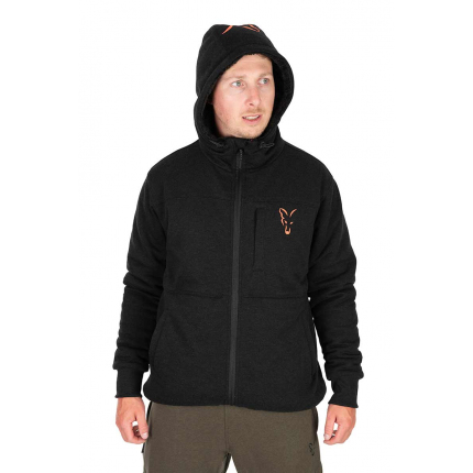 Fox Bunda Collection Sherpa Jacket Black Orange