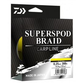 Daiwa Splétaná Šňůra Superspod Braid 0,25mm 14,40kg 300m